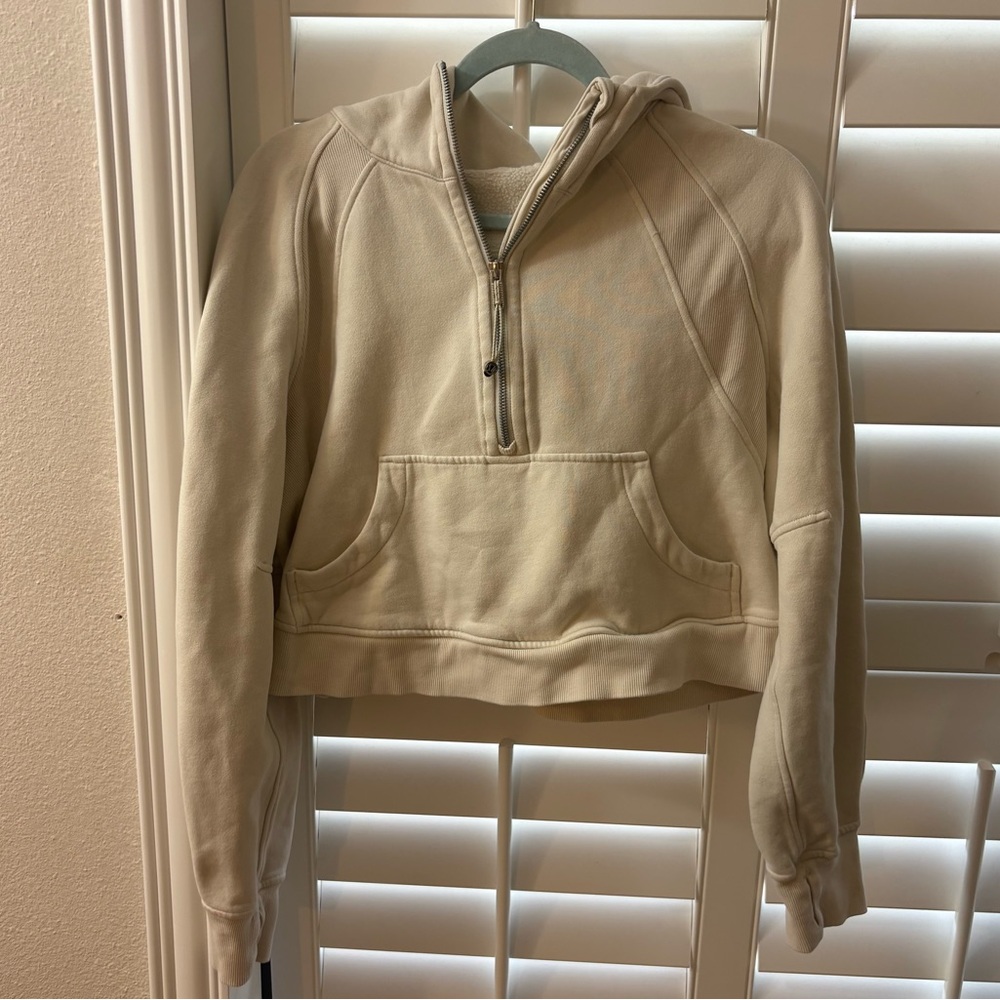 Lululemon Half Zip Cropped Scuba XS/S